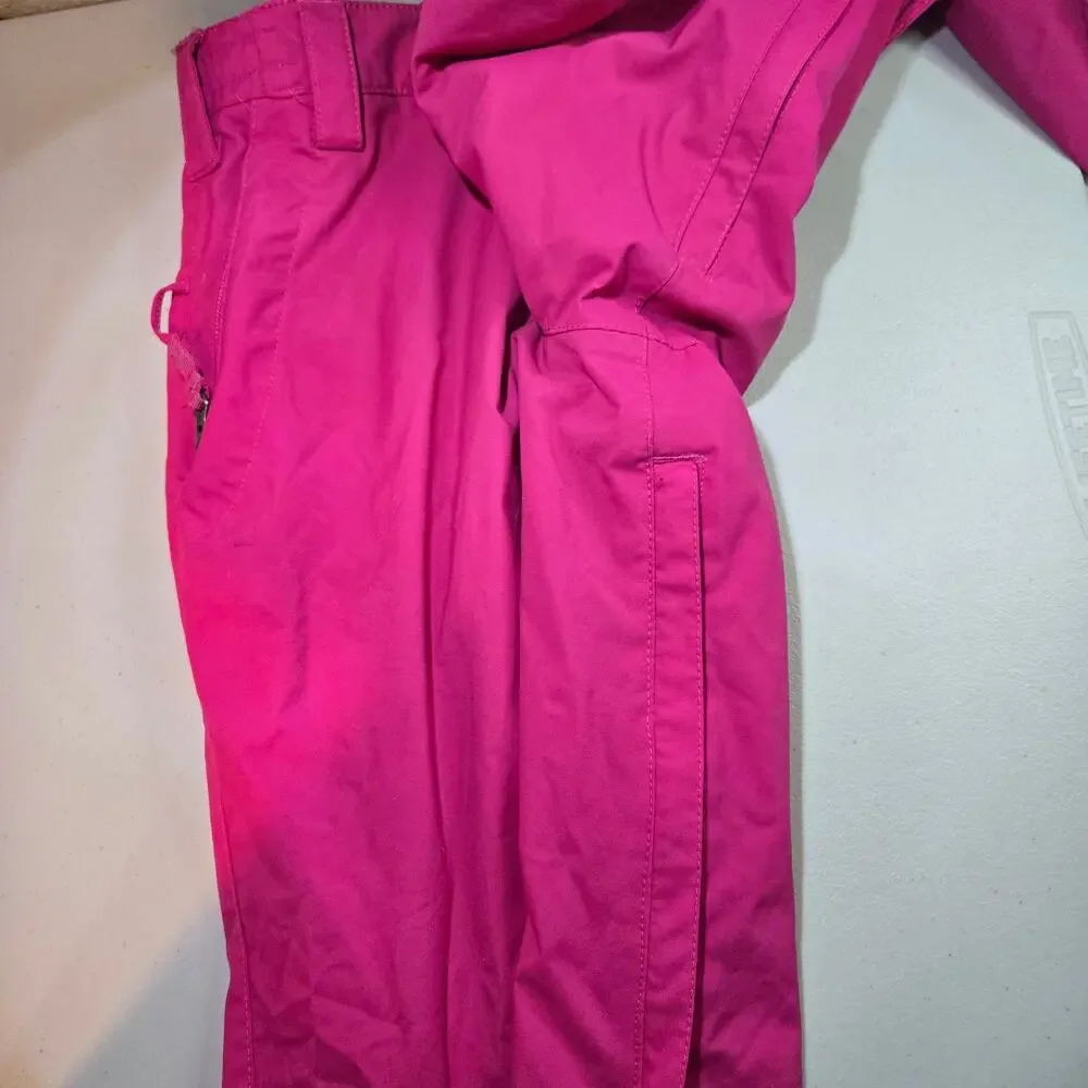 Burton Sugar & Spice Sweetart Pink Adjustable Snowboarding‎ Pants Girls Size XL